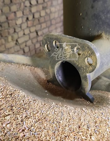 مکش بلغور زرنیخ به داخل دستگاه